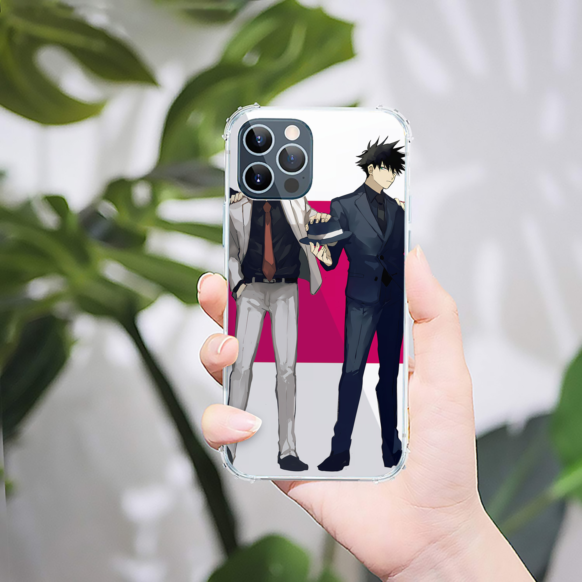 （画像用） SPY×FAMILY间谍家家酒 【iPhone 12シリーズ対応】透明スマホケース（クリアソフトケース）